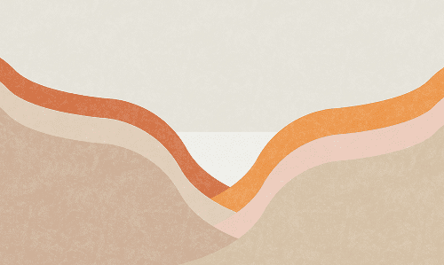 Abstract illustration of mountain valley