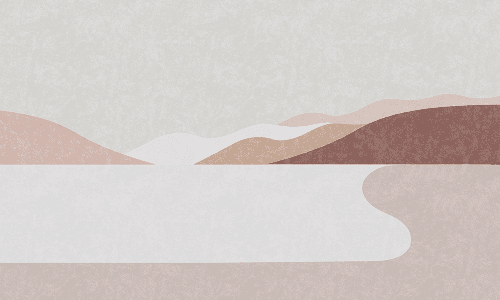 Abstract illustration of mountain valley