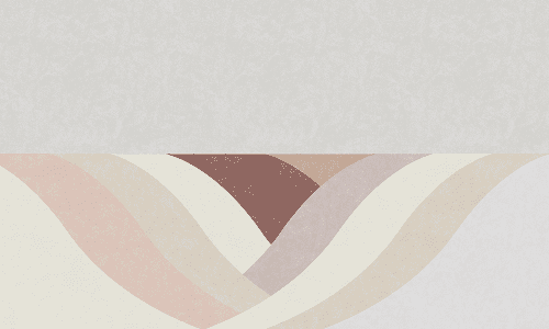 Abstract illustration of mountain valley